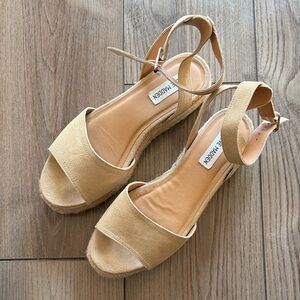 Steve Madden Gabi - Tan Espadrille Sandals
